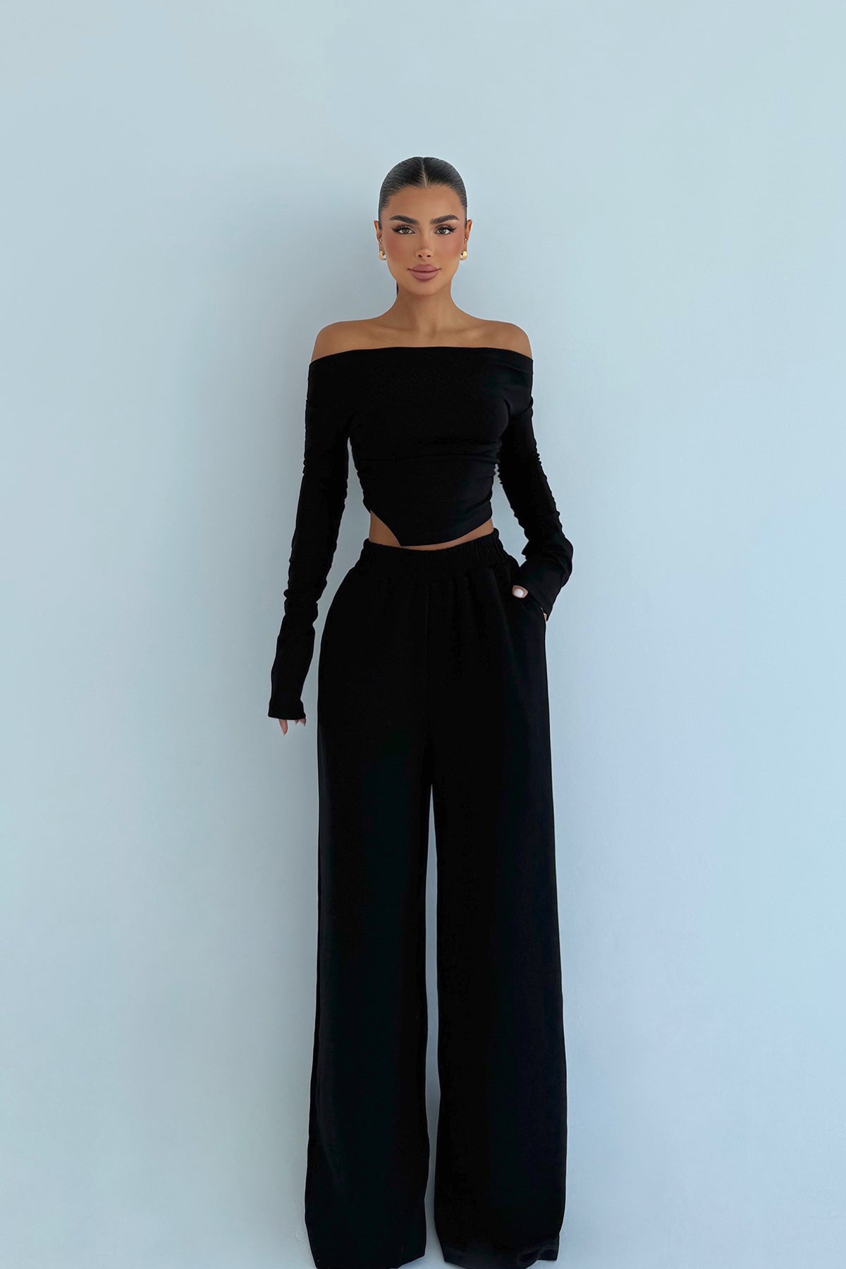 Image of Siyah Chyler Tracksuit Takım ATE-3476