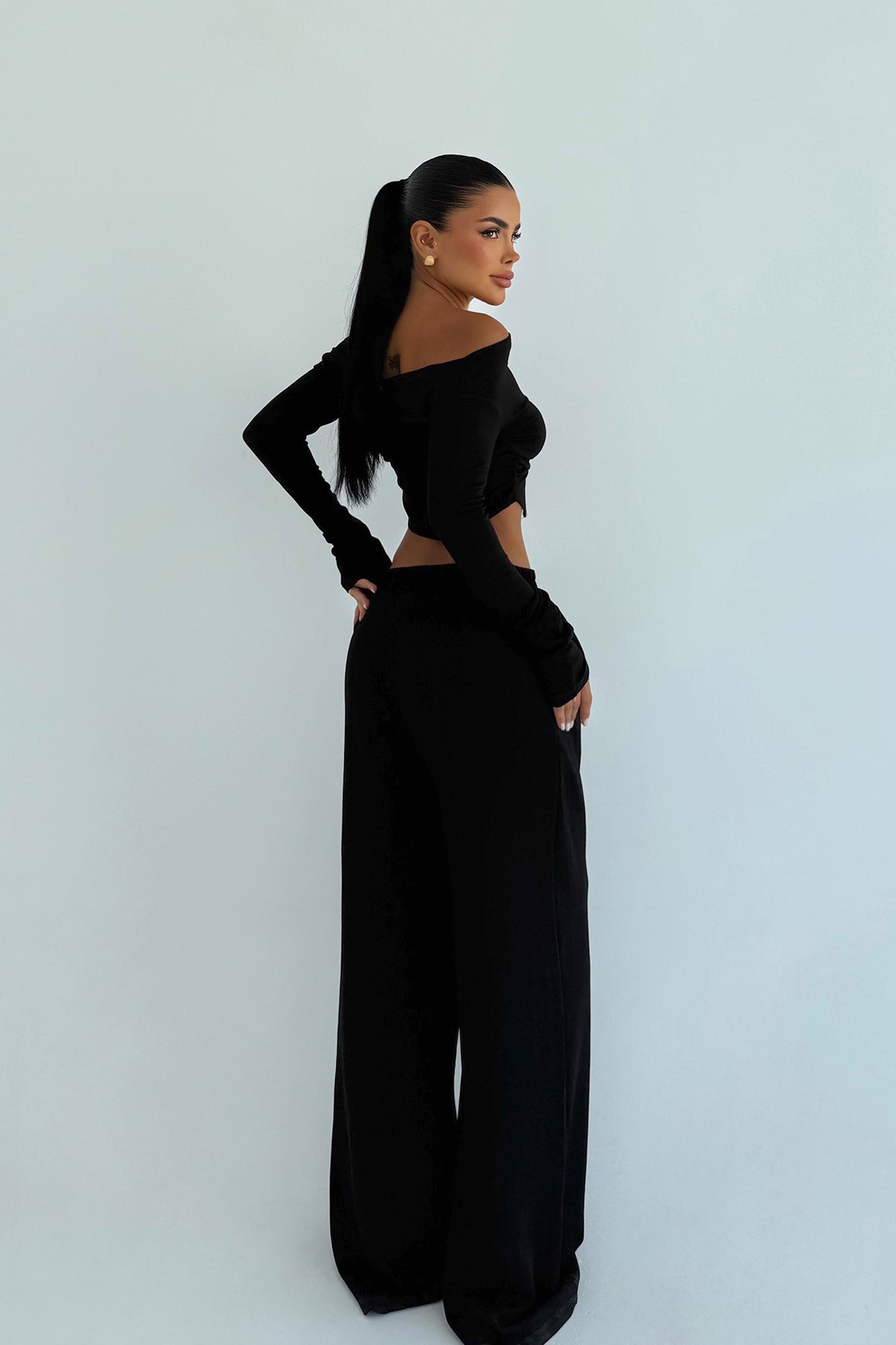 Image of Siyah Chyler Tracksuit Takım ATE-3476