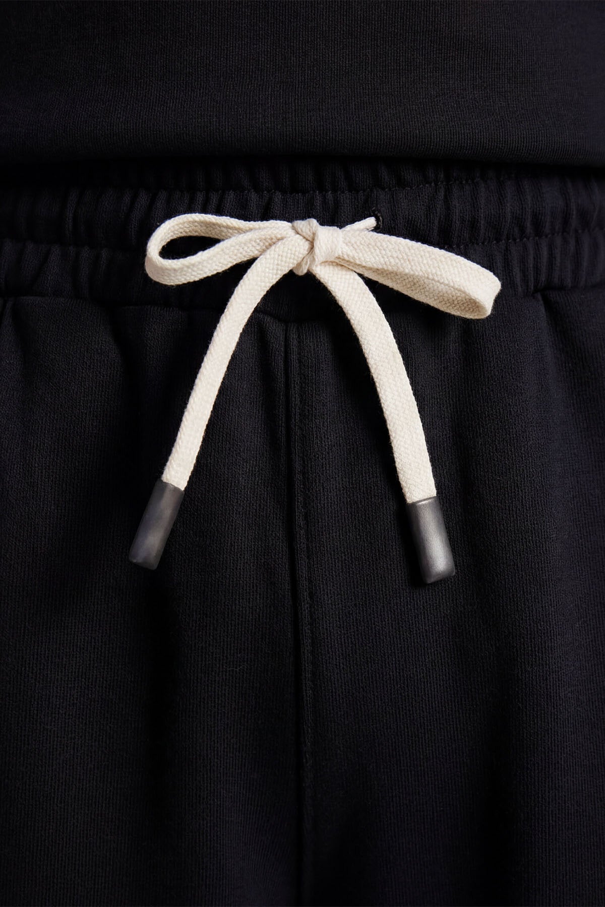 Image of Siyah Oversize Fit Basic Erkek Şort Takım - 85292