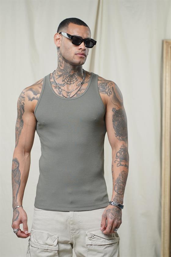 Image of Slim Fit Kaşkorseli Esnek Düz  Erkek Sporcu Atlet
