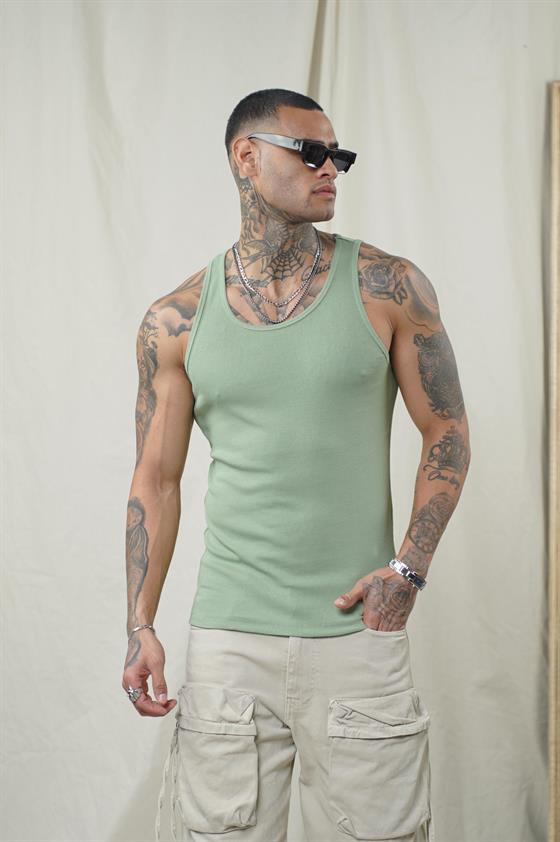 Image of Slim Fit Kaşkorseli Esnek Düz  Erkek Sporcu Atlet
