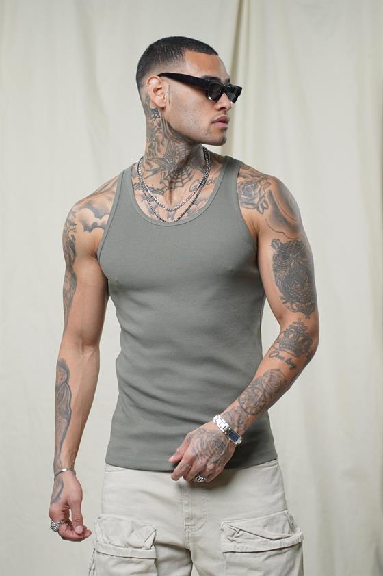 Image of Slim Fit Kaşkorseli Esnek Düz  Erkek Sporcu Atlet
