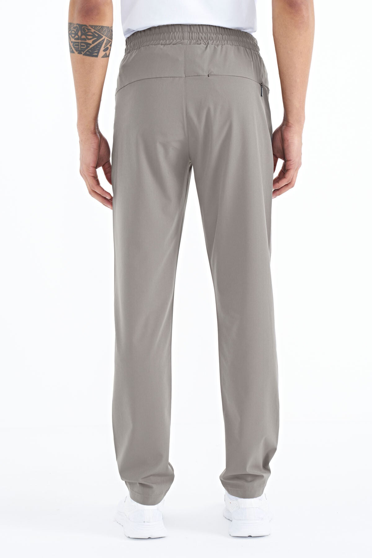 Image of Pantaloni de trening Stone pentru bărbați, cu fermoar, trei buzunare, croială standard, pe picior clasic - 84768
