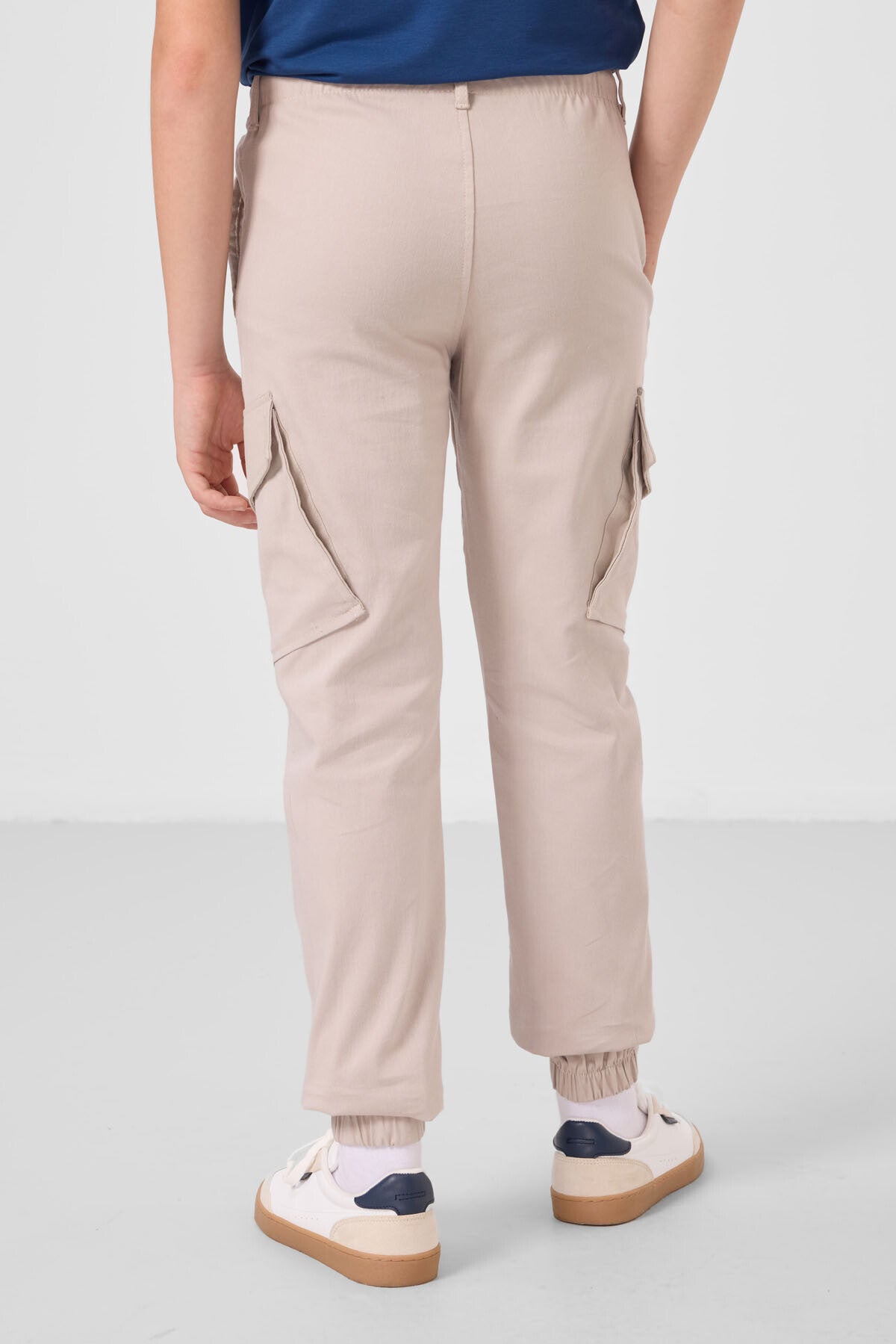 Image of Taş Standart Fit Dokuma Hafif Esnek Chino Erkek Çocuk Pantolon - 11271