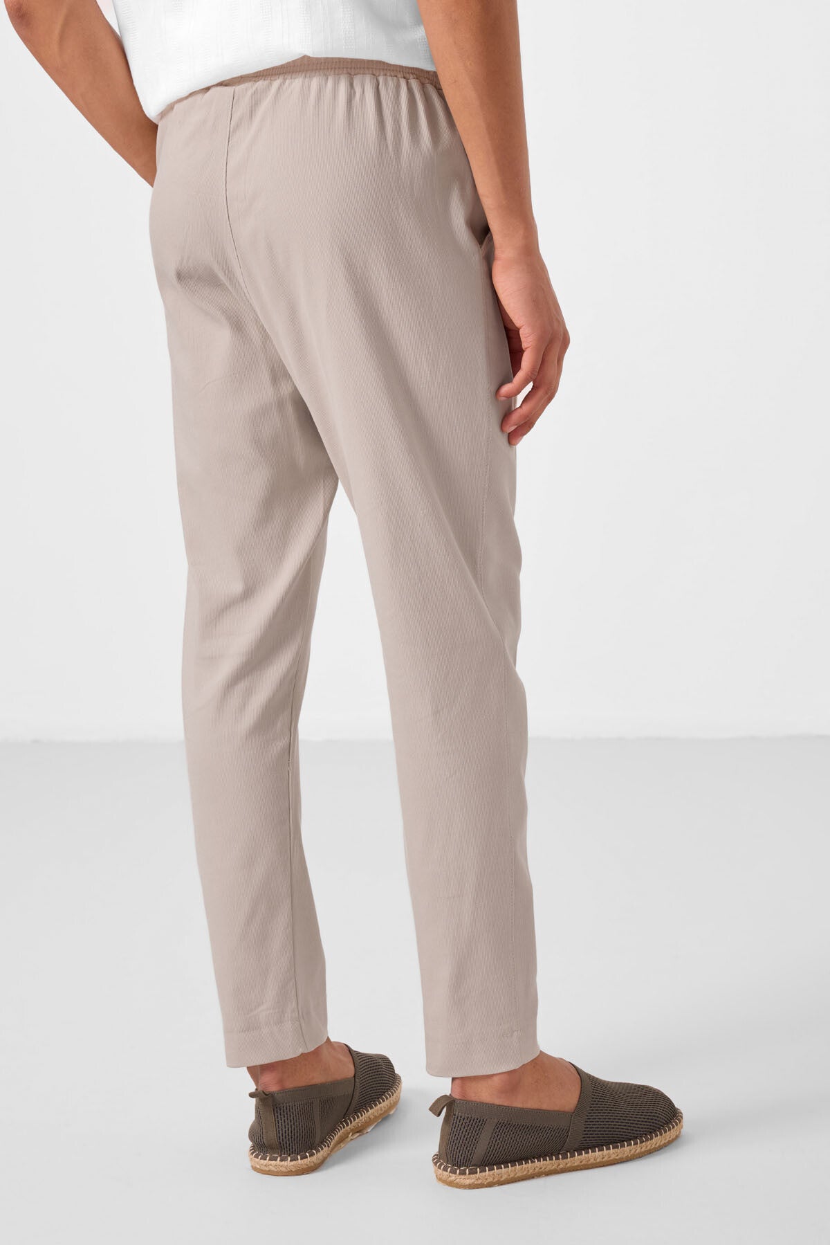 Image of Taş Standart Fit Dokuma Hafif Esnek Chino Erkek Pantolon - 82177