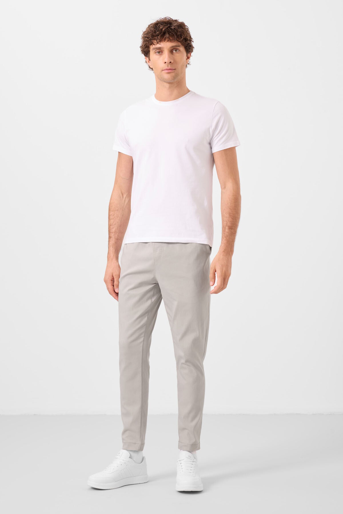 Image of Taş Standart Fit Dokuma Hafif Esnek Chino Erkek Pantolon - 82180