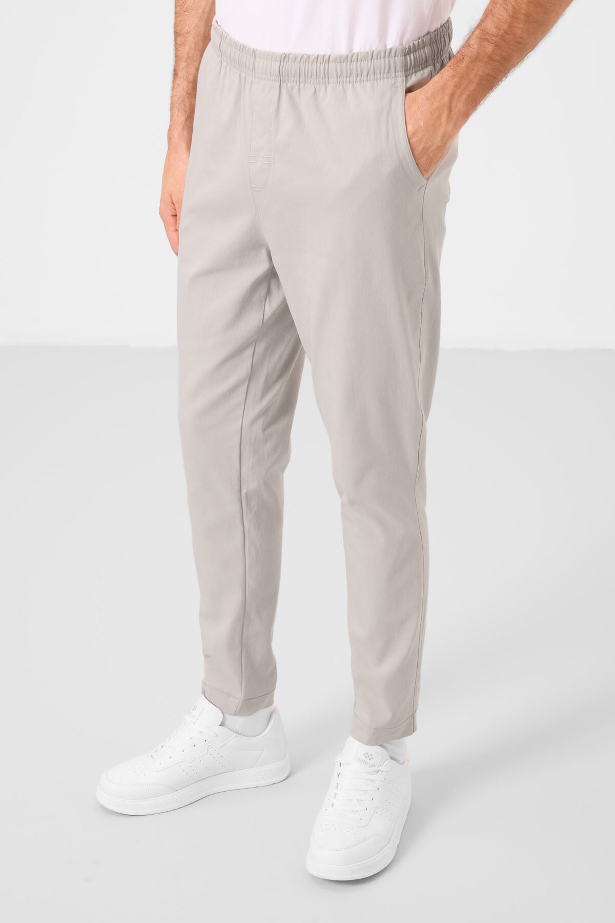 Image of Taş Standart Fit Dokuma Hafif Esnek Chino Erkek Pantolon - 82180