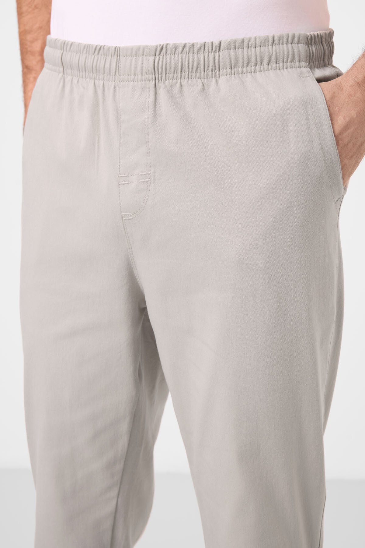 Image of Taş Standart Fit Dokuma Hafif Esnek Chino Erkek Pantolon - 82180