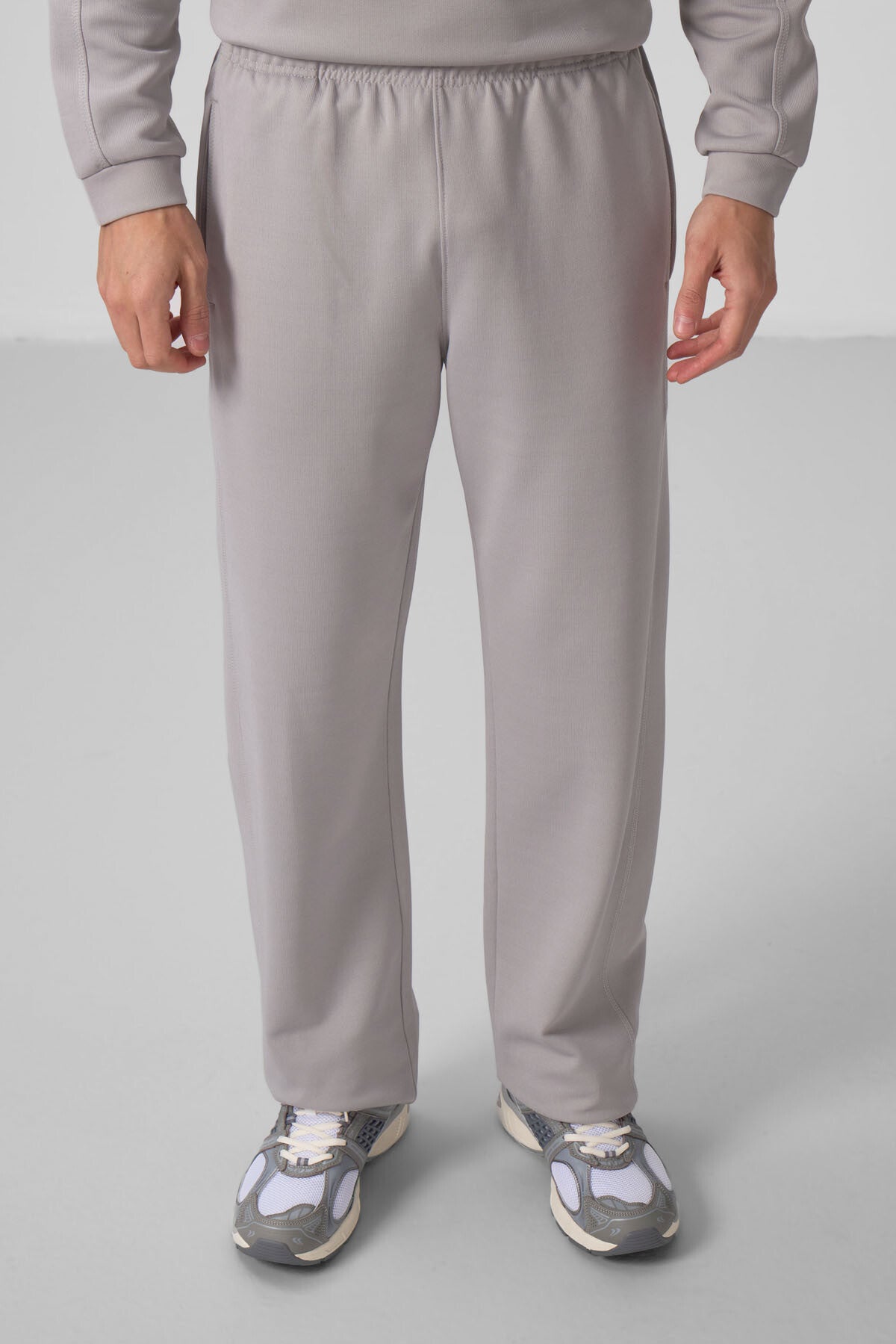 Image of Taş Yüzeyi Dokulu Oversize Erkek Eşofman Takım - 85275