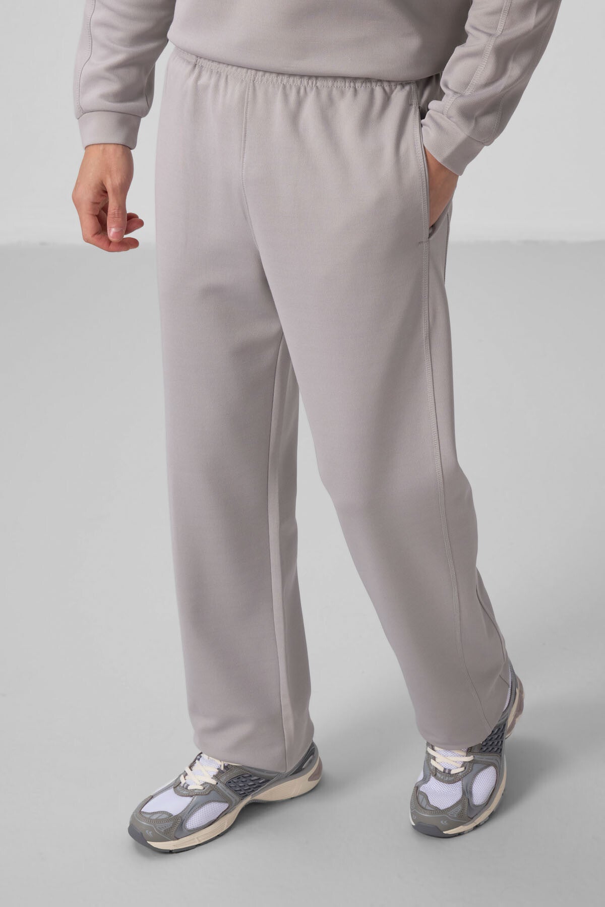 Image of Taş Yüzeyi Dokulu Oversize Erkek Eşofman Takım - 85275