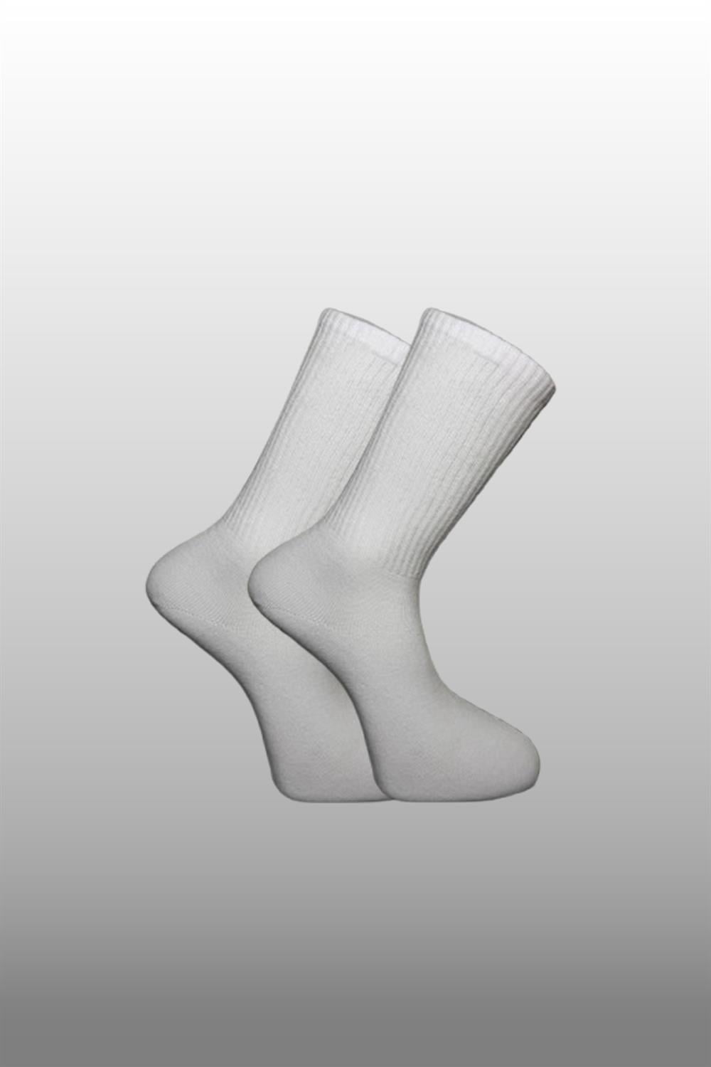 Image of Unisex Beyaz Tenis Soket Çorap Kolej 3'Lü Paket