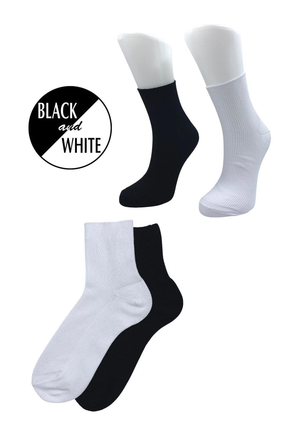Image of Unisex Çok Renkli Tenis Kolej Pamuklu Çorap 2'Li Paket