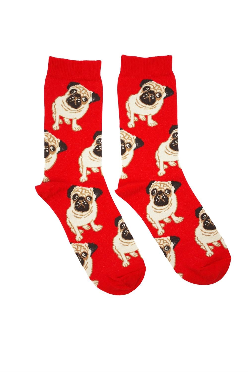 Image of Unisex Renkli Köpek Desenli Çorap Neşeli Çoraplar