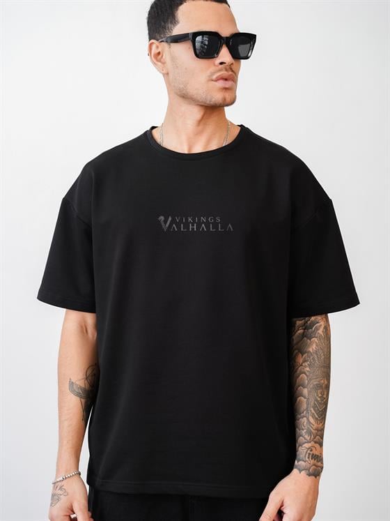 Image of Tricou unisex supradimensionat cu imprimeu viking