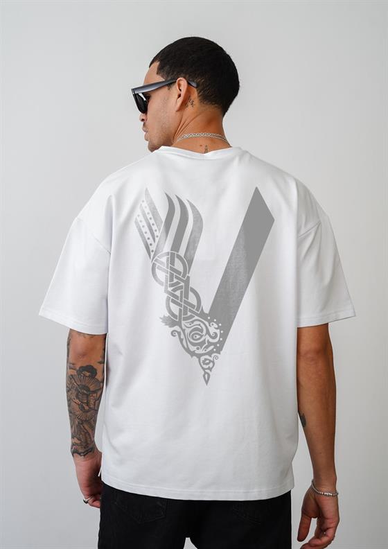 Image of Tricou unisex supradimensionat cu imprimeu viking